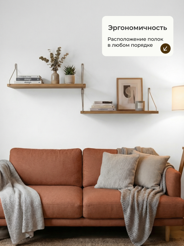 Полка навесная Анрат "Элана пн 2.48к"