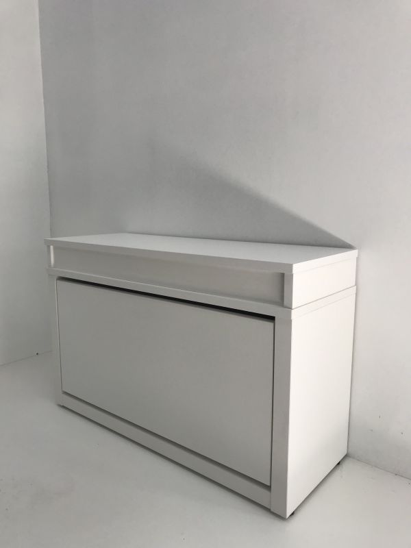 Тумба для обуви Элана-1к.80 (белая)