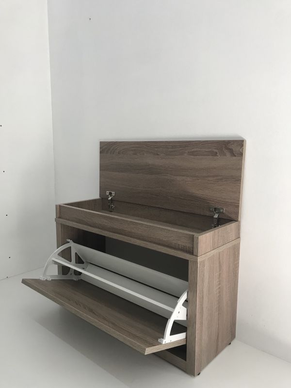 Тумба для обуви Анрат Элана1к.80 (дуб трюфель)