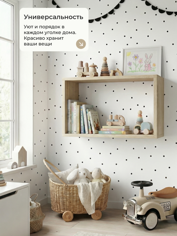 Полка навесная Анрат "Элана пнп 80"